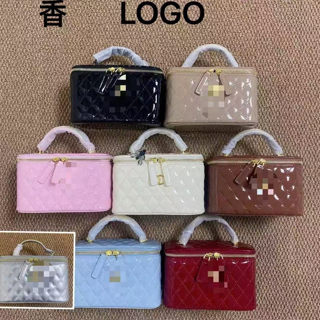 Xiangnai Lingge Chain Cosmetic Bag Lipstick Bag Crossbody Box Bag Easiest for Match Small Fragrance Handbag 2025 New Style