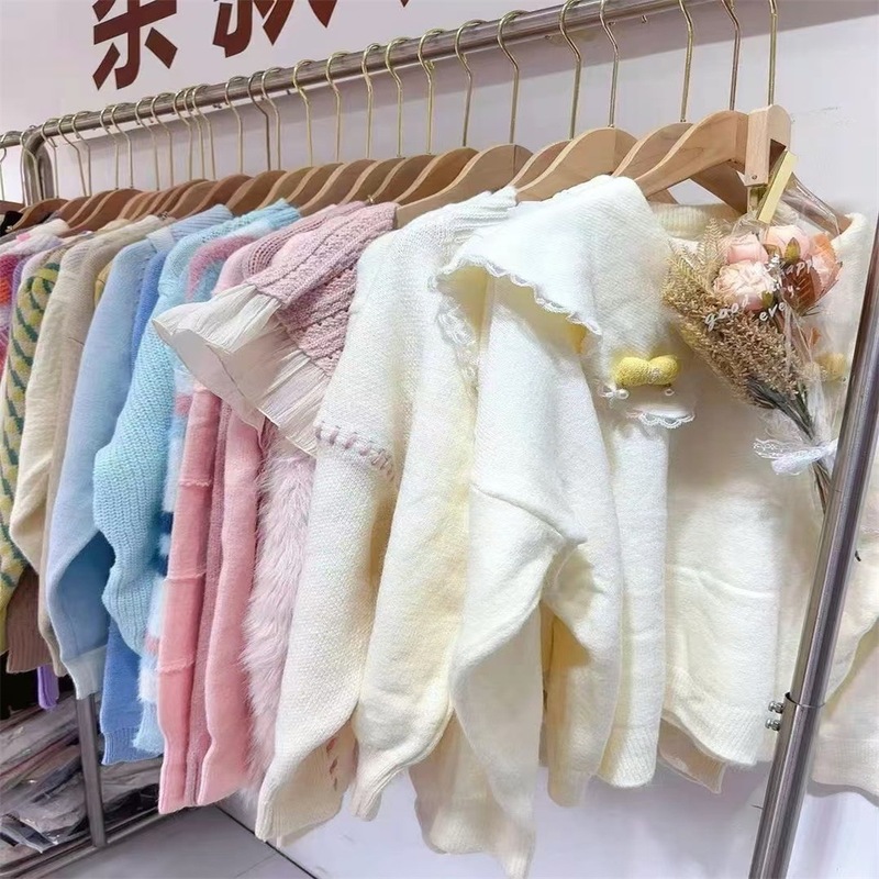 韩版圆领毛衣女2025秋冬季新款女士宽松慵懒风加厚针织衫直播批发|undefined