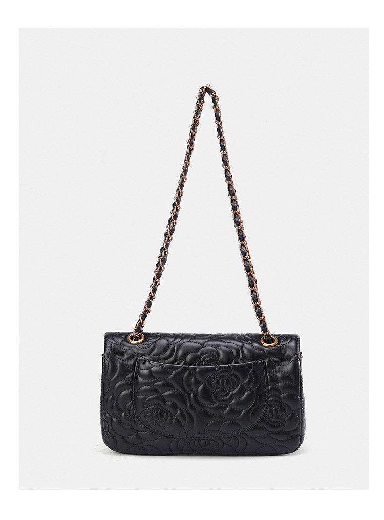 Borsa a tracolla elegante da donna modello camellia con catena_voghion.com