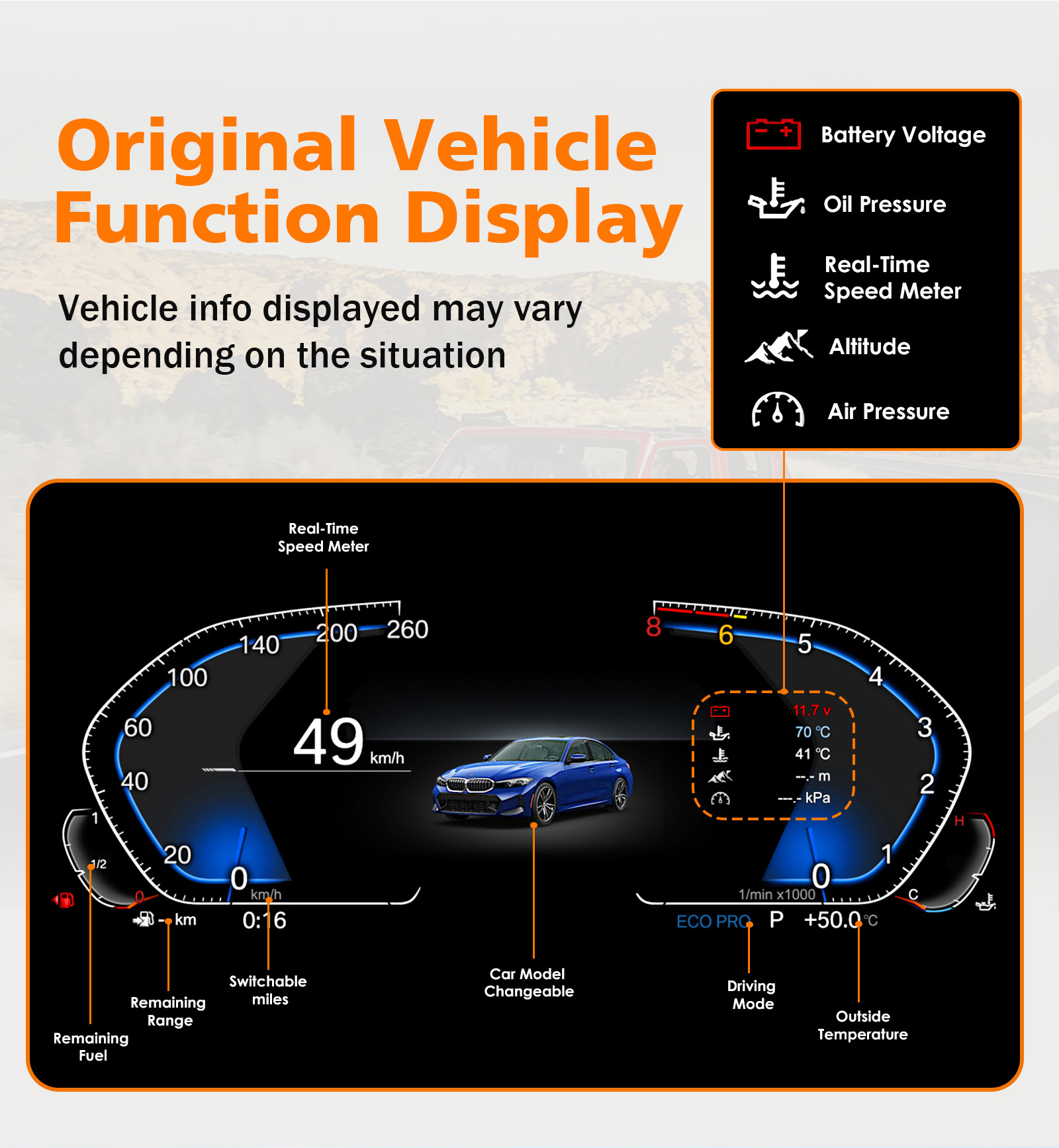 Suitable for Bmw 5 Series F10 F11 F18 F12 F13 Instrument Panel 10-17 Model Car Lcd Instrument Panel