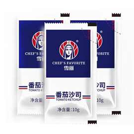 雪丽番茄沙司10蜂蜜小包装芥末番茄酱薯条家用炸鸡整箱汉堡商用
