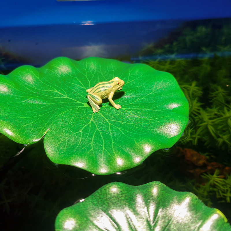 EVA simulación hoja de loto paisaje de piscina hoja de loto falso método antiguo decoración de piscicultura