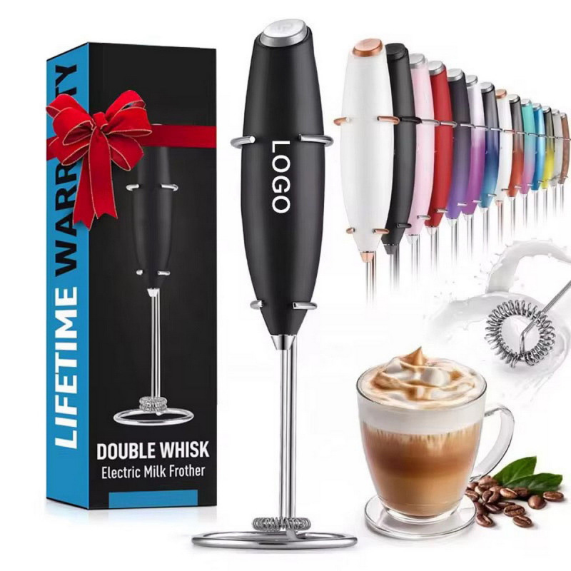 Two-Speed Adjustable Milk Frother Handheld Milk Frother Coffee Frother Electric Mixer Coffee Frothing Device Two-Speed Adjustable Milk Frother Handheld Milk Frother Coffee Frother Electric Mixer Coffee Frothing Device