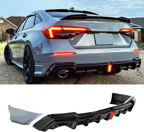 Suitable for 22 models of the 11th generation Civic, YOFER body kit includes front spoiler, front lip, rear wing, side skirts, rear lip kit, and rear bumper
