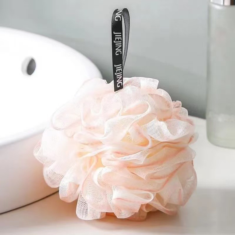 バスフラワーボール、大型高級非飛散性バスボール、超柔らかい背中こすり、かわいい女性用泡バスボール、家庭用バスタオル|undefined
