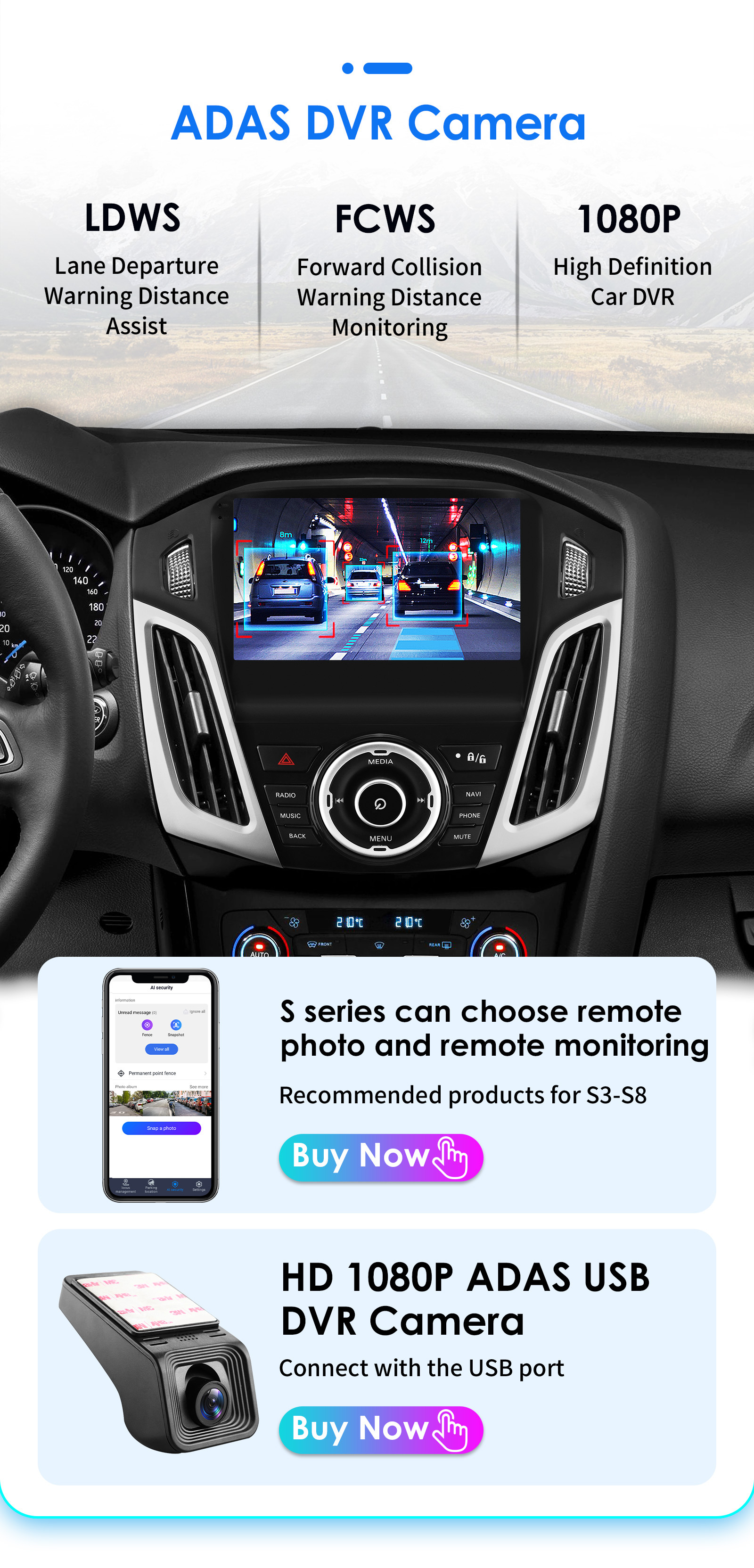 Suitable for 11-19 Models of Ford Focus Mk3 Android Smart Navigation Bluetooth Gps Integrated Reversing Camera System