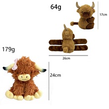跨境新款Atwoods Highland Cow Plush高低牛毛绒玩具毛绒玩偶