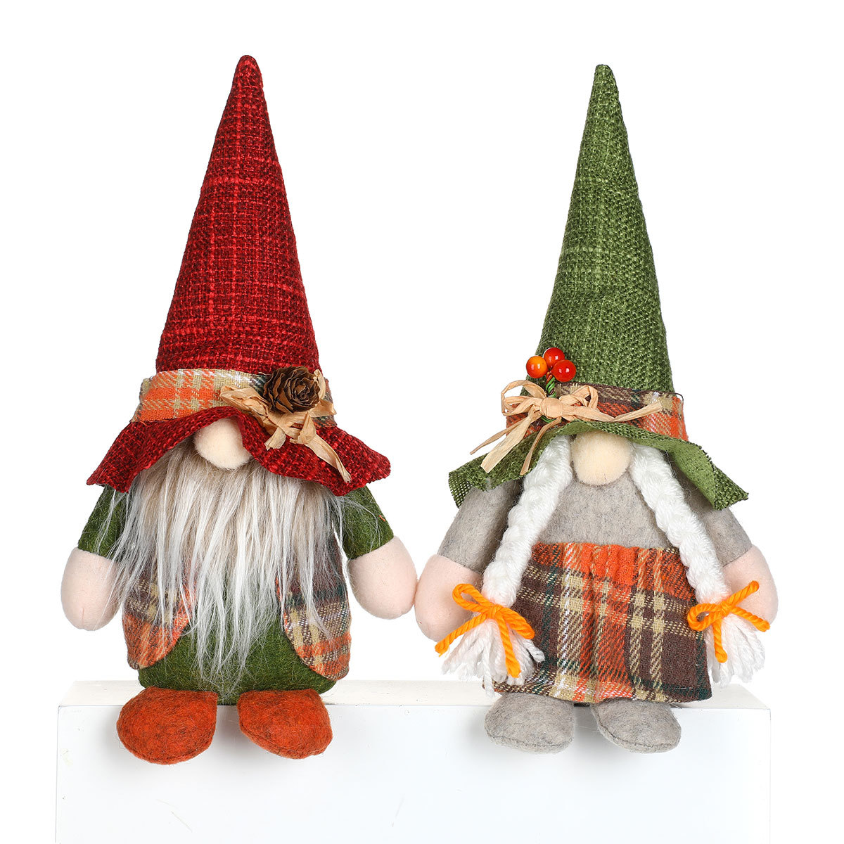 Nuevo festival de cosecha transfronterizo muñeca sin cara muñeca Rudolph decoración de Navidad pequeños regalos Día de Acción de Gracias