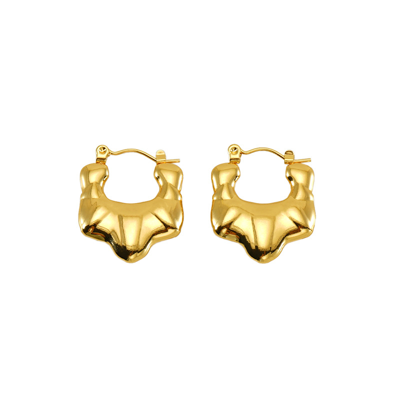 15g Weight 304 Stainless Steel Ear Needle Material Hoop Earrings Classification 1 Pair Quantity Outdoor, Shopping Occasion 304 Stainless Steel Material Geometric, Heart Shape, Eye Pattern Women's Gender Plating Design Basic, Modern Style, Classic Style Style 1 Pair Basic Modern Style Classic Style Geometric Heart Shape Eye Plating 304 Stainless Steel Hoop Earrings 6