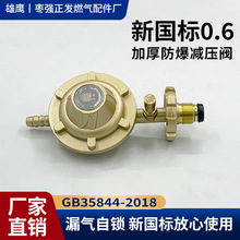 液化气煤气减压阀家用国标0.6燃气罐煤气灶阀燃气管自动关闭泄漏