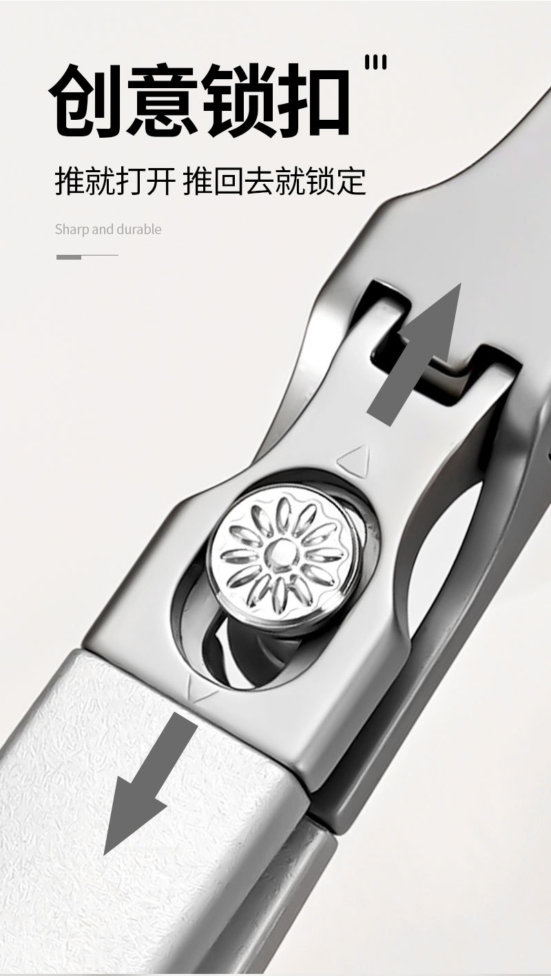 Stainless steel nail scissors, anti-splashing, manicure set