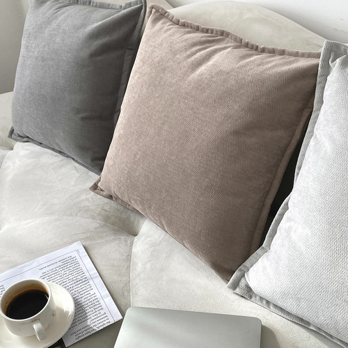 Amazon's best-selling pillow cases, pillow cases, light luxury Nordic home sofa plush cushions, wholesale 16-color pillow cases