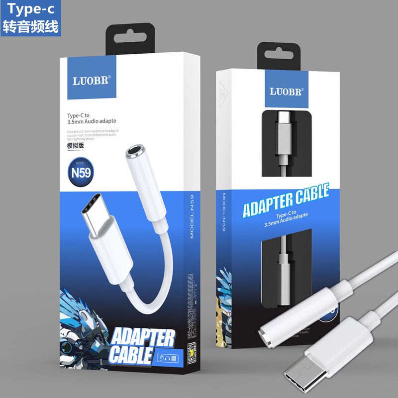 3.5mm to type-c Headset Adapter typec Audio Adapter for Xiaomi Huawei Mobile Phone Converter