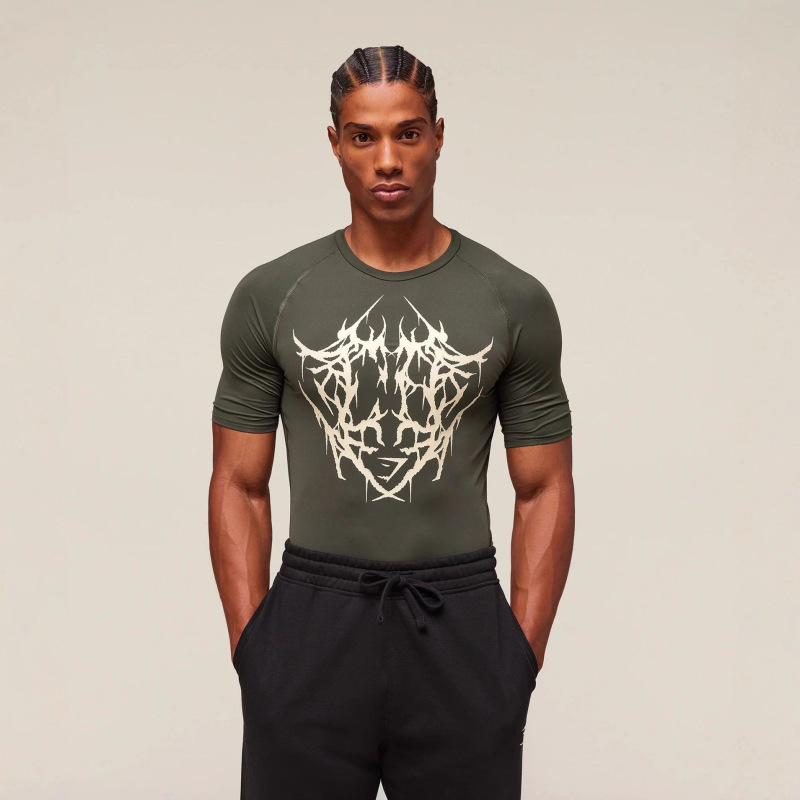 Carlos Belcast X Element Baselayer Men's T-Shirt Sports Fitness Trendy Tights
