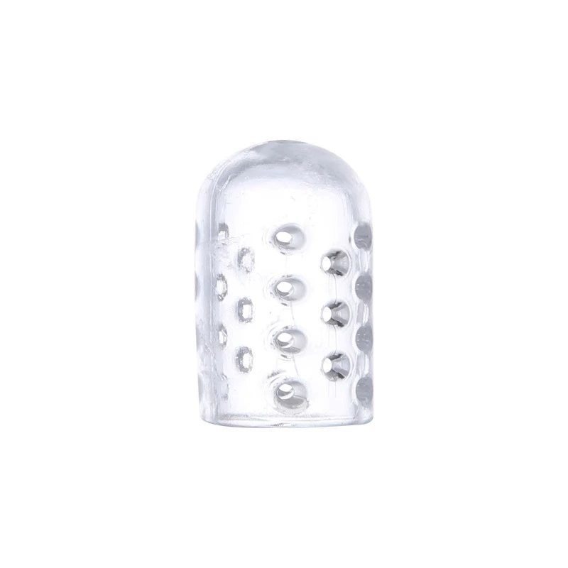Breathable silicone transparent waterproof protective case for toes