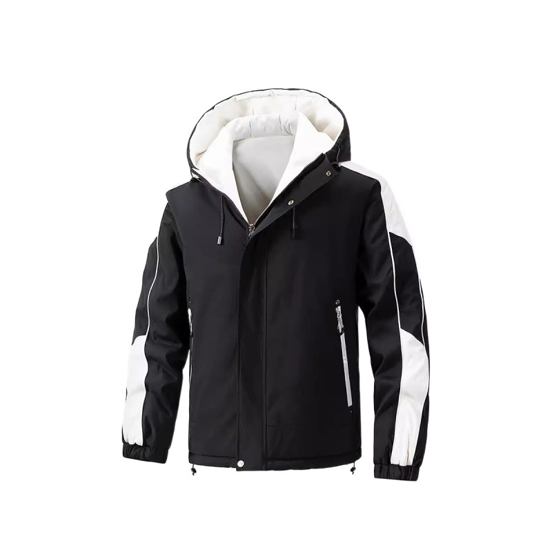 2024 nuevo cordón con capucha, cálido y cómodo, tendencia, ropa de algodón de todo fósforo, deportes de ocio