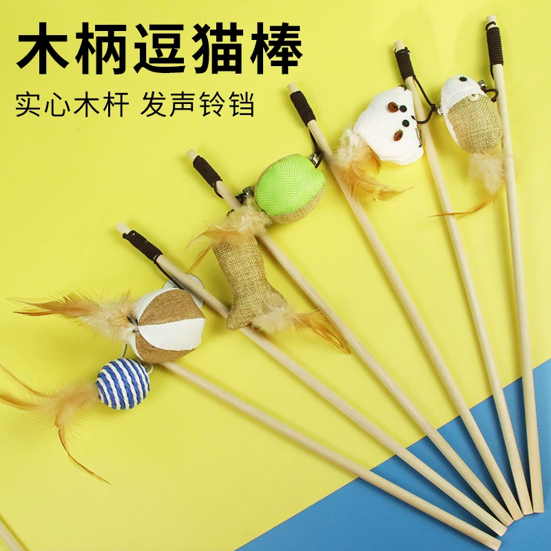 Деревянные столбы для кошек производители оптом мышь колокольчик звук кошка игрушка самостоятельно-Привет скука Кот укус кошачья палка