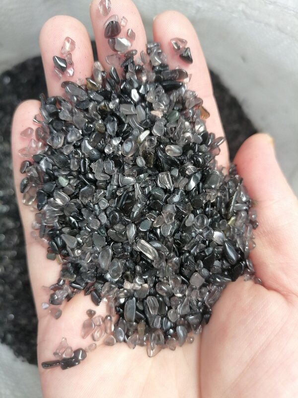水族店面石流黒天然金沙造景砂水槽多肉植物砂盤黒砂底部庭園滝|undefined