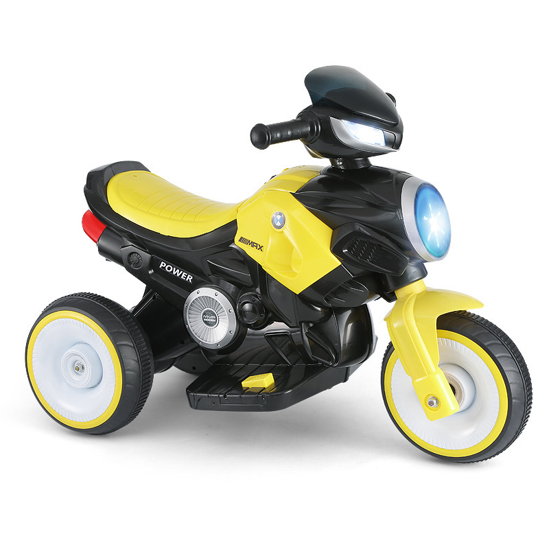 Comercio exterior nuevos niños de la motocicleta eléctrica rey triciclo puede sentarse cochecito Bebé y niñas juguete Coche