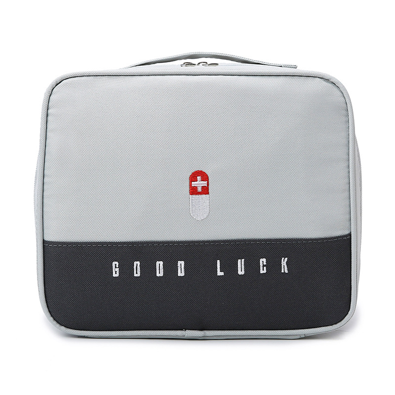 Bolsa de medicina portátil para viaje de negocios bolsa de medicina pequeña bolsa de primeros auxilios de emergencia al aire libre bolsa de almacenamiento de medicina en el hogar