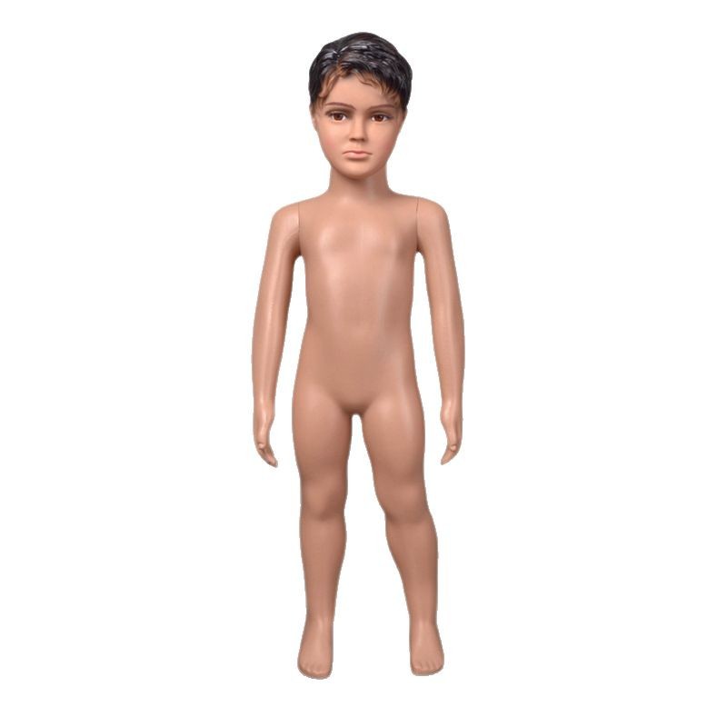 Clothing store model props children men and women full body children's clothing children's hard luminous head window display model frame model