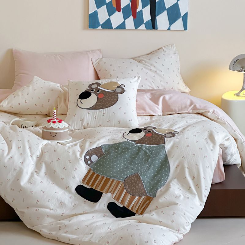 A-KBLK-더블 레이어 원사-베어 마더