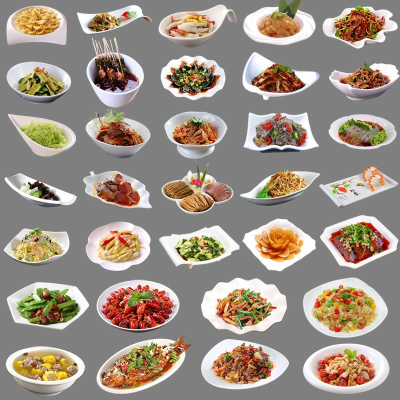 Специальные тарелки для отелей, тарелки специальной формы для коммерческой столовой, бытовые белые керамические тарелки для холодных блюд, тарелки для жарки посуды для гостиниц