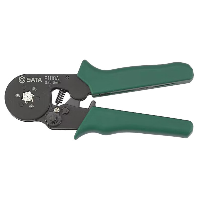 SDA SATA 91118A autoajustable europeo pinzas de crimpado de terminal 7 pulgadas (hexágono)