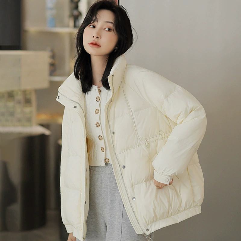 Тонкий пуховик женский продвинутый смысл новый зимний женский корейский короткий размер утка пуховик Pinghu женский оптом
