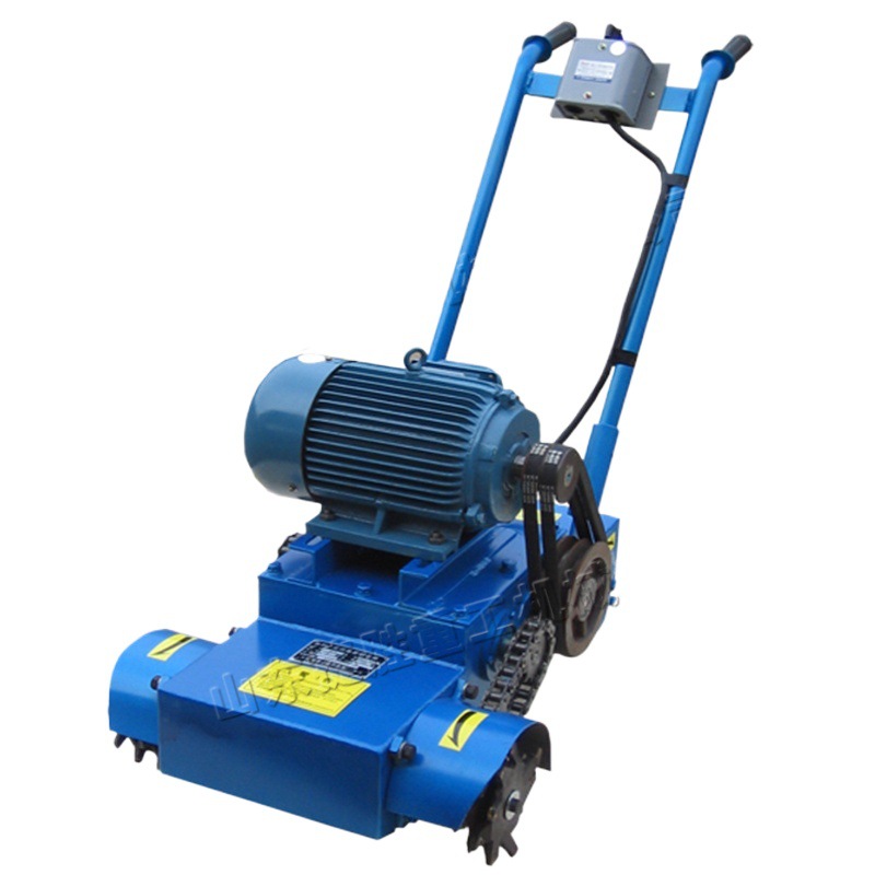 Máquina de limpieza de pavimento de hormigón máquina de fresado de piso de cemento de empuje manual pequeña máquina de limpieza de cabezal de corte de aleación