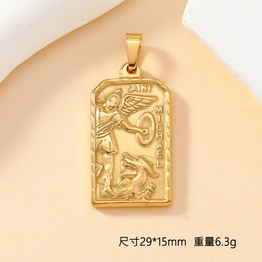 5g Weight Pendant Jewelry Making Type 18*17mm Jewelry Making Size DIY Jewelry Accessories Classification 1 Piece Quantity 304 Stainless Steel Material Heart Shape Pattern All Seasons Season Plating Design Casual, Vintage Style Style 1 Piece 18*17mm 304 Stainless Steel Heart Shape Pendant 10