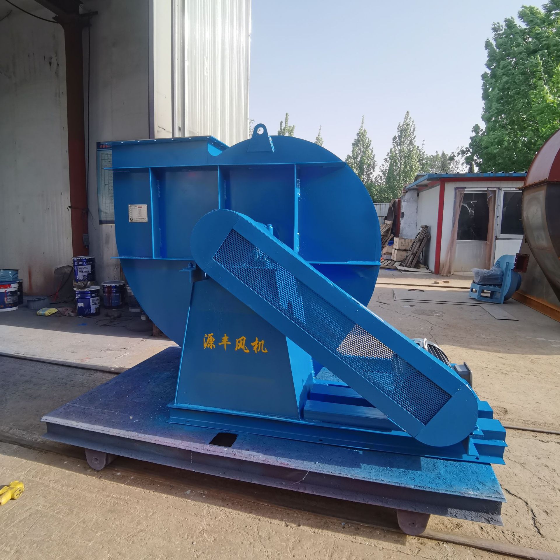 高压离心风机9-12-7.1C高压风机 耐高温高压防爆变频风机 源丰