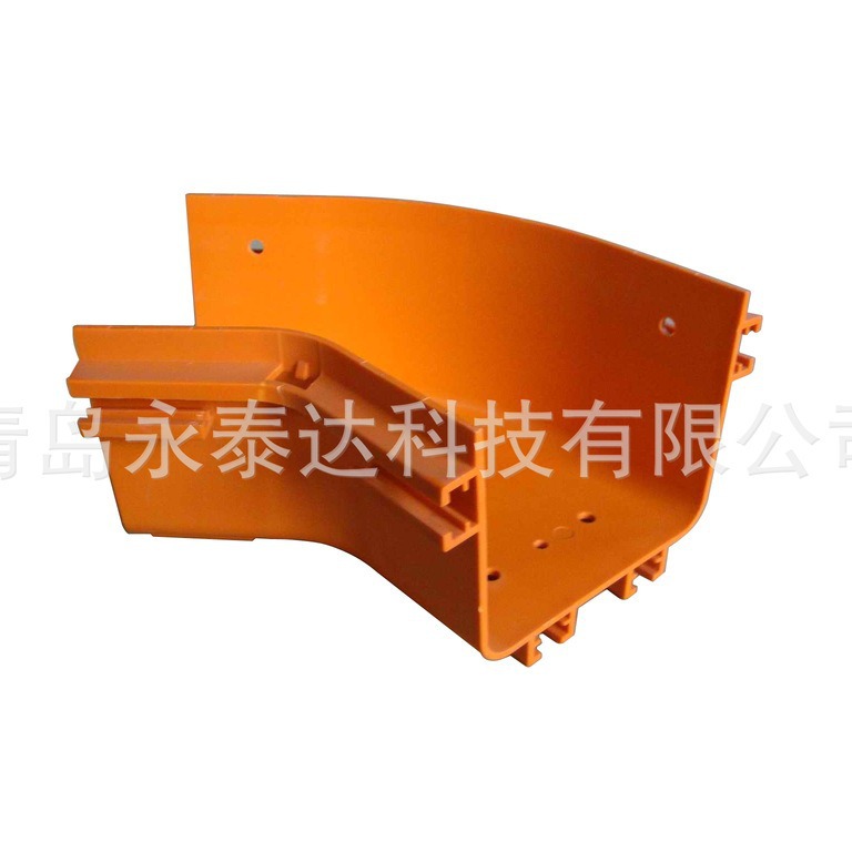 供应光纤槽水平45°弯通|尾纤槽|采用阻燃塑料-价格低质量优