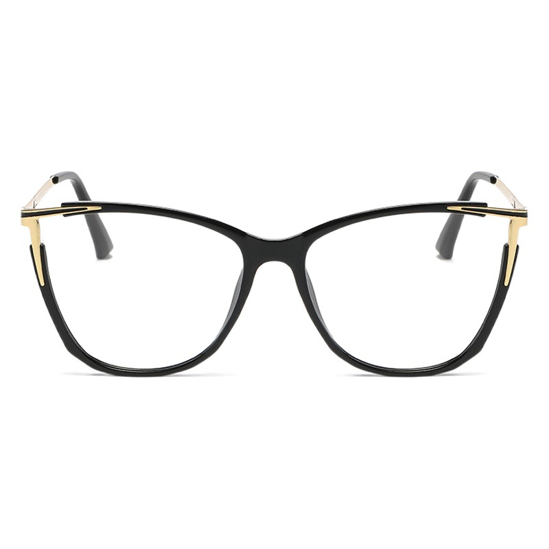 新しいファッションの猫の目のすっぴんのメガネのフレームは個性の変色を回復します。