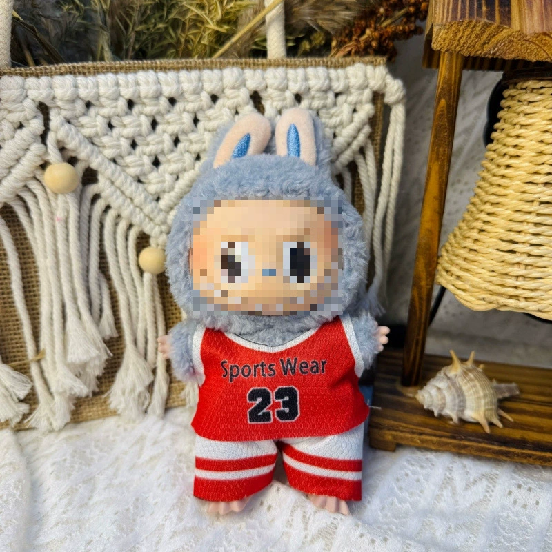 & ⇞ 17 см Labubu одежда для сидячего положения первого и второго поколения, красивый костюм-шар, виниловая кукла, детский костюм