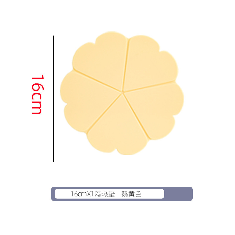 花シリコン断熱マット北欧創意食卓マット家庭用マットコースター|undefined