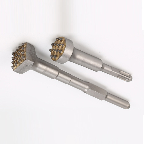Alloy flower hammer rough drill bit for wall lychee surface electric pick electric hammer integrated alloy roughening artifact viaduct