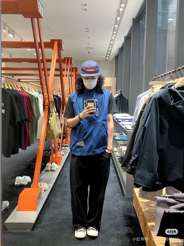 跨境Gra X And Wan联名款军版尼龙夹克马甲户外运动休闲旅行反光|undefined