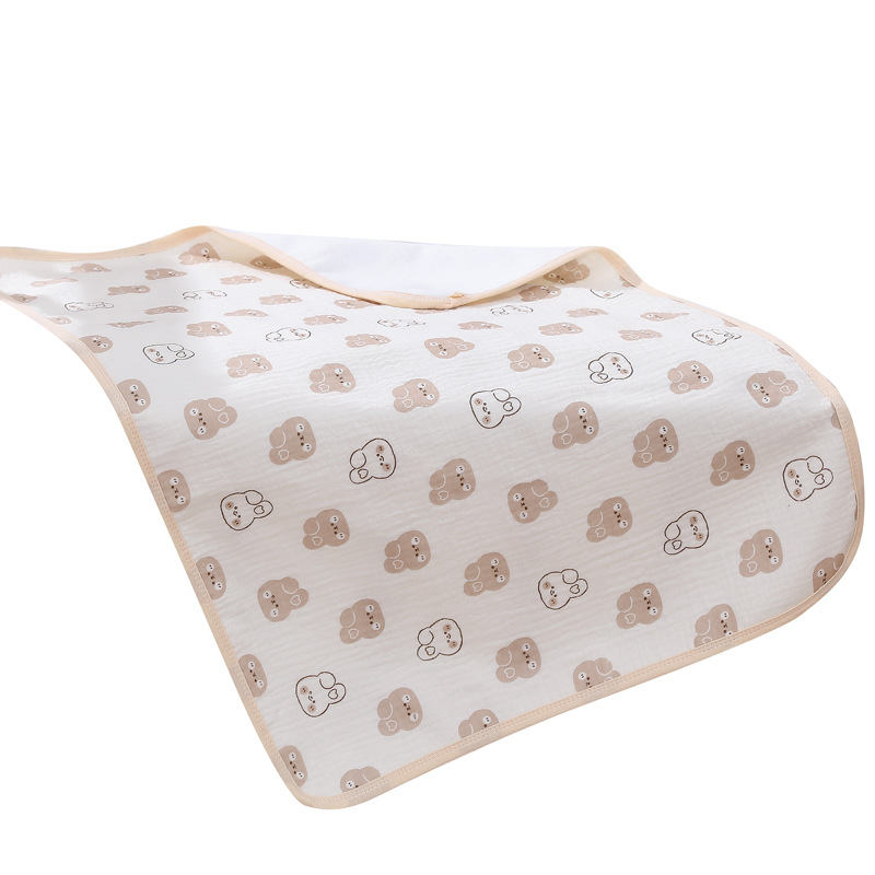 Algodón gasa pañal pad lavable bebé de gran tamaño impermeable niños bebé colchón ancianos menstrual tía mat