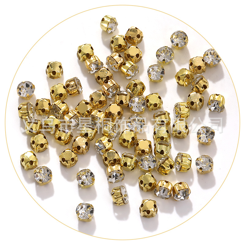 White (gold base)