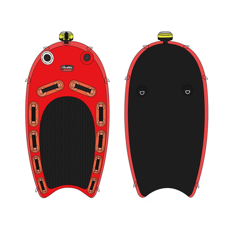 多人落水救援浮板 水域应急救援浮板 水上救援板趴板救生板