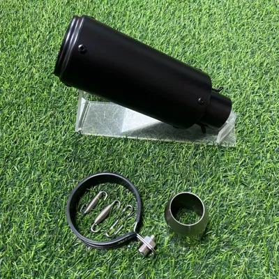 Motorcycle exhaust pipe 450SR 250RR NINJA400 universal - 89-with-mesh-black-51mm