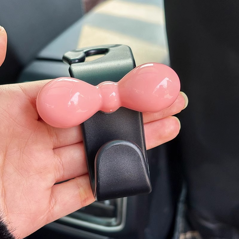 かわいいリボンカーシートフック車内フックフック車クリエイティブリア収納フック|undefined