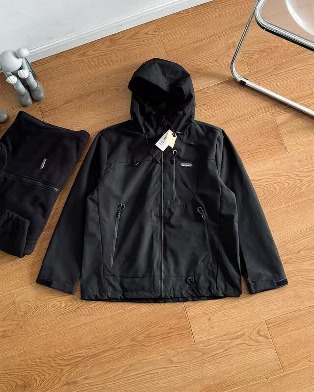 pata巴塔户外三合一内胆冲锋衣外套  情侣款冲峰衣两件套登山服|undefined