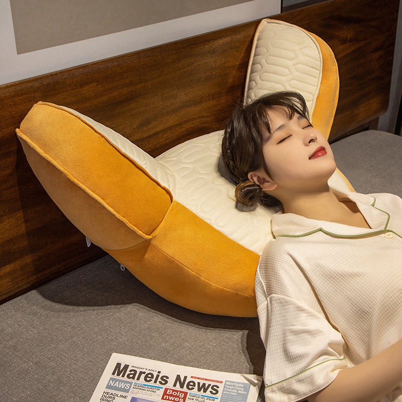 Ice Silk Latex Bedside Cushion Manufacturer Soft Bag Waist Protection Cool Pillow Large Backrest Bed Pillow Air Conditioning Pillow