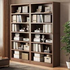 本棚床置きシンプルなリビングルーム家庭用収納本棚多層一体型シンプルな壁収納キャビネット収納ラックキャビネット