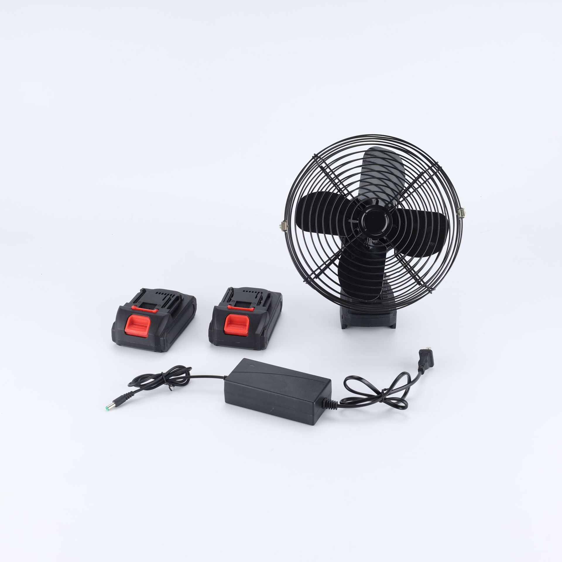 Ventilador de litio transfronterizo de 4 pulgadas ventilador de litio pequeño ventilador especial de pesca al aire libre ventilador duradero ventilador inalámbrico portátil
