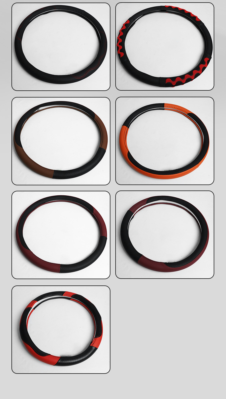 Men's Car Steering Wheel Cover Anti-Slip Direction Protective Cover Large Truck Truck Large Handlebar Cover Refrigerated Truck Bus