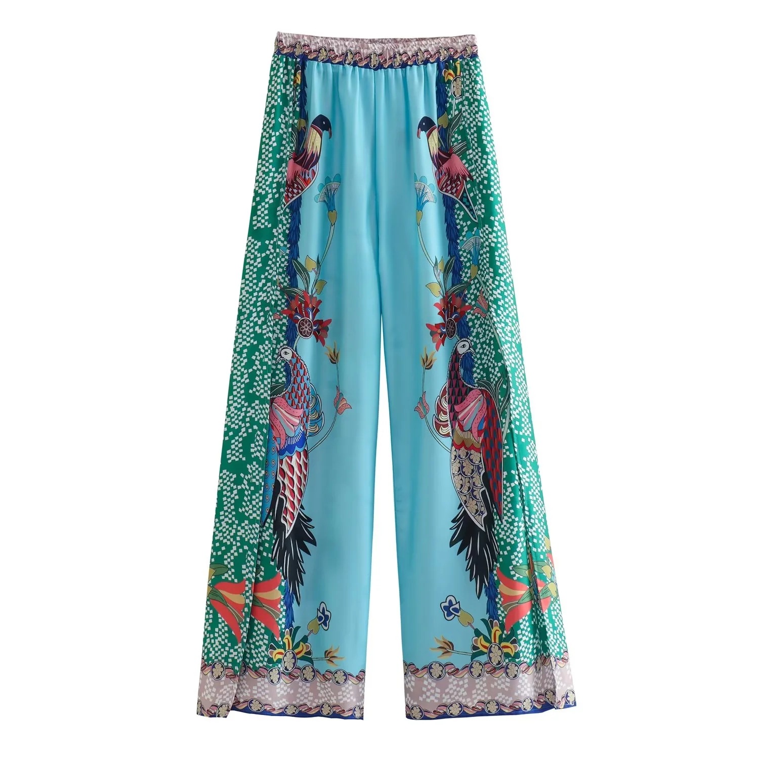 Daily Street Women's Streetwear Flower Bird Polyester Printing Pants Sets Pants Sets display picture 4