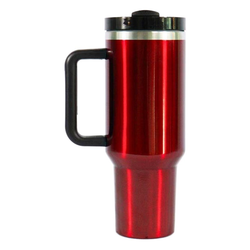 Transfronterizo 40oz mango taza de helado pintura transparente 304 taza de vacío de acero inoxidable popular Stanley Mismo Coche Taza